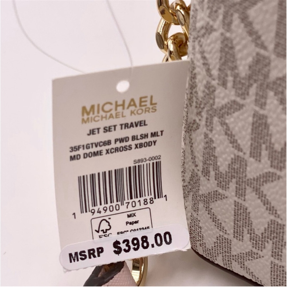 Michael Kors Dome Crossbody Vanilla Pink - Picture 9 of 11